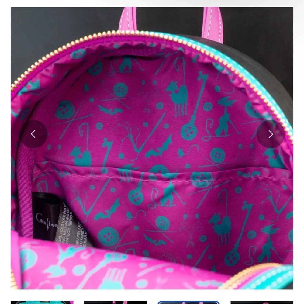 Loungefly Coraline Glow In The Dark House Mini Backpack & Wallet Set
